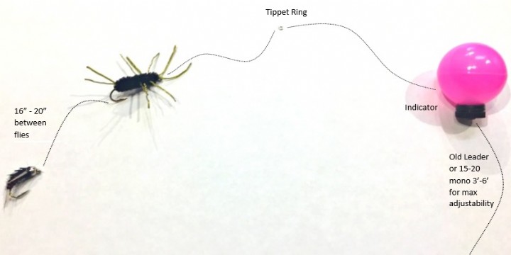 How to tie a Dry Fly Fishing Leader 